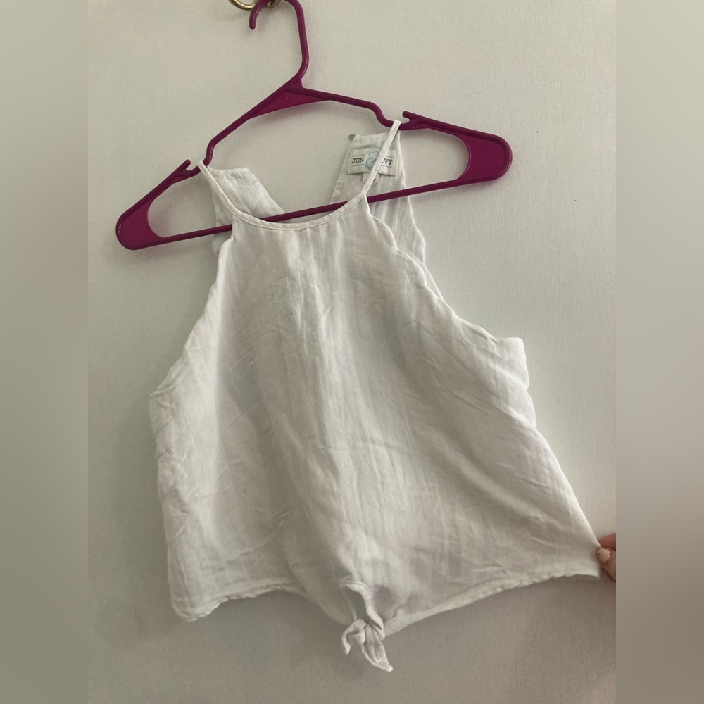 White tank top